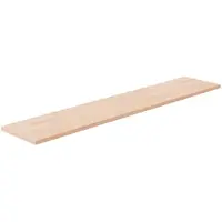 vidaXL Panneau d'étagère 100x20x1,5 cm Bois de chêne massif non traité