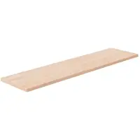 vidaXL Panneau d'étagère 80x20x1,5 cm Bois de chêne massif non traité