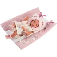 Jokomisiada 63544 NEW BORN DOLL - poupée réaliste avec corps en vinyle - 35 cm