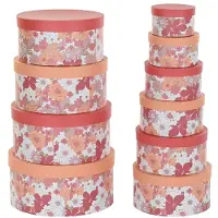 Sublime Market Connect Jeu De Caisses De Rangement Empilables Dkd Home Decor Fleurs Rond Carton