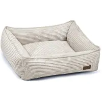 Designed By Lotte Lit pour chien côtelé 65x60x20 cm Gris clair