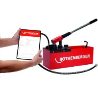 Rothenberger RP 50 Digital Machine de base Pompe d'essai de pression 30 bars, 1 pièce.