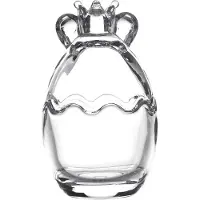 Clayre & Eef Pot en verre Ø 7x11 cm Verre transparent