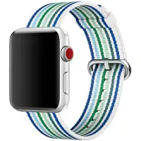 Apple Watch 38 mm en Nylon Tress? et Ray? Bleu