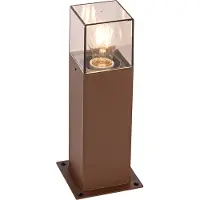 QAZQA Lampadaire d'extérieur industriel brun rouille 30 cm IP44 - Danemark