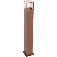 QAZQA Lampadaire d'extérieur industriel brun rouille 70 cm IP44 - Denmark