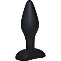Black Velvets - plug anal - petite taille - silicone noir