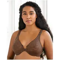 Glamorise 9245 Full Coverage Bra, Moka, 100B Femme
