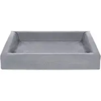 Bia Housse en coton pour panier pour chien Bed, gris