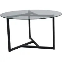 Skye Decor , Trio sehpa / şeffaf temperli cam S402, tables basses, transparent, métal, 75 x 42 x 75 cm
