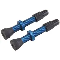 VAR 2 Alloy Presta Valves Bleu 35 mm