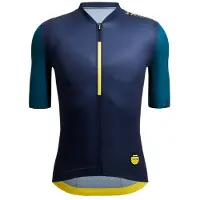 Santini Maillot à Manches Courtes Allez Le Maillot Jaune
