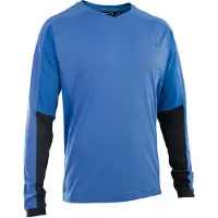 iON Traze Amp Aft Long Sleeve Jersey Bleu S Homme