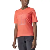 Castelli Trail Tech Short Sleeve T-shirt Orange M Femme
