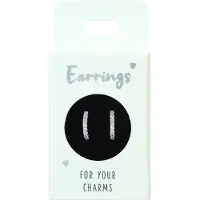 Depesche Boucles d'oreilles argentées ou dorées - Créoles- n°12 argent + pierres