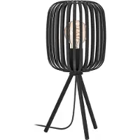 Eglo Lampe de table noire Romazzina Ø 20 cm