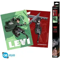 Attack On Titan Set 2 Chibi Posters set 1 (52x38), Autres accessoires gaming, Multicolore