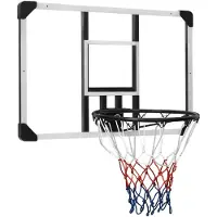 vidaXL Panier de basket transparent 90x60x2,5 cm Polycarbonate