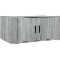 vidaXL Table basse Gris Sonoma 80x50x36 cm Bois composite