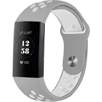 IMoshion Pr2198 pour Fitbit Charge 3 / 4 - Grey & White
