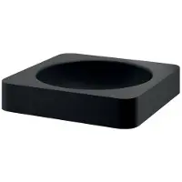 Delabie lavabo AS QUADRA sans robinetterie sans trop-plein acier inoxydable mat noir