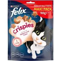 Felix Crispies au saumon et à la truite pour chat (45 g)