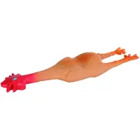 Trixie , jouet pour chien poule, avec son, latex, 47cm, multicolore