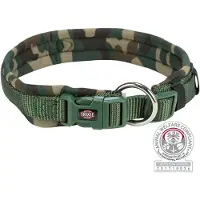 Trixie Premium Collier pour Chien - XS/S : 27-35 cm x 10 mm - Vert forêt