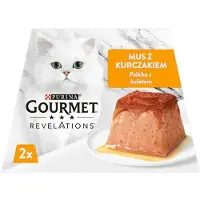 Gourmet REVELATIONS Mousse de poulet pour chats 2 x 57 g