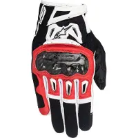 Alpinestars SMX-2 Air Carbon V2 Noir Rouge Gants Taille 3XL