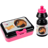 Starpak Corbeille à pain avec chevaux gourmands, Lunch box, Multicolore