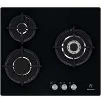 Electrolux Table de cuisson gaz 56cm 3 feux noir - - EGT6633NOK -