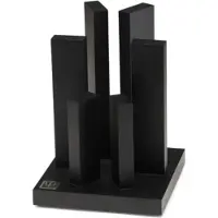 Yaxell Tower 39070 bloc à couteaux magnétique pour 6 couteaux, noir