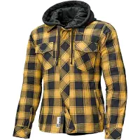 Held Lumberjack II, chemise/veste textile ,Noir/Vert ,M