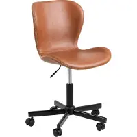 Molecule Chaise de bureau Tilda - cognac/noir