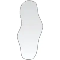 vidaXL Miroir mural argenté 70x30 cm