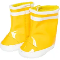 Heless Bottes jaune t. 30-34 cm en caoutchouc, fermeture velcro, dès 3 ans