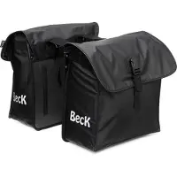 Beck Midi-Matte noir Sacoche de vélo