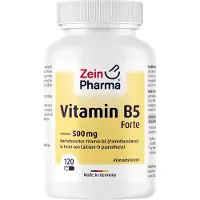 Zein Pharma - Germany GmbH Vitamine B5 (acide pantothénique) 500 mg gélules, 120 pcs PAC