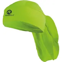 Rogelli Unisexe, Bonnet, Adultes Accessoires Cyclisme Bandana, Fluor, One Size, Jaune, (Taille unique)