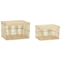 Hubsch Paniers joyeux set de 2 pièces