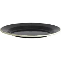 Nordal Assiettes Ginger L noir set de 6 pièces
