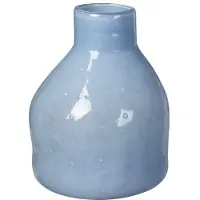 Broste Copenhagen Vase Silas bleu Ø25cm