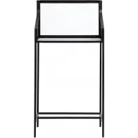 Nordal Table en marbre / fer avec verre
