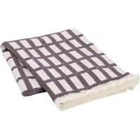 Broste Copenhagen Plaid Isa violet - 130x180cm