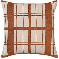 Broste Copenhagen Coussin Checker avec remplissage - W50XL50CM