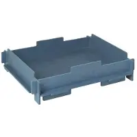 Broste Copenhagen Boîte de rangement Stacie bleu petit