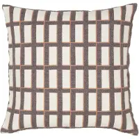 Broste Copenhagen Housses de coussins ISA - Marron - 50x50 cm