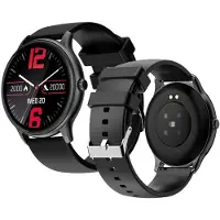 TelForceOne Maxlife smartwatch MXSW-100 Noir mat Hommes pour Android iOS Fitness Podomètre Sport