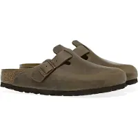 Birkenstock Sabots 'Boston' marron